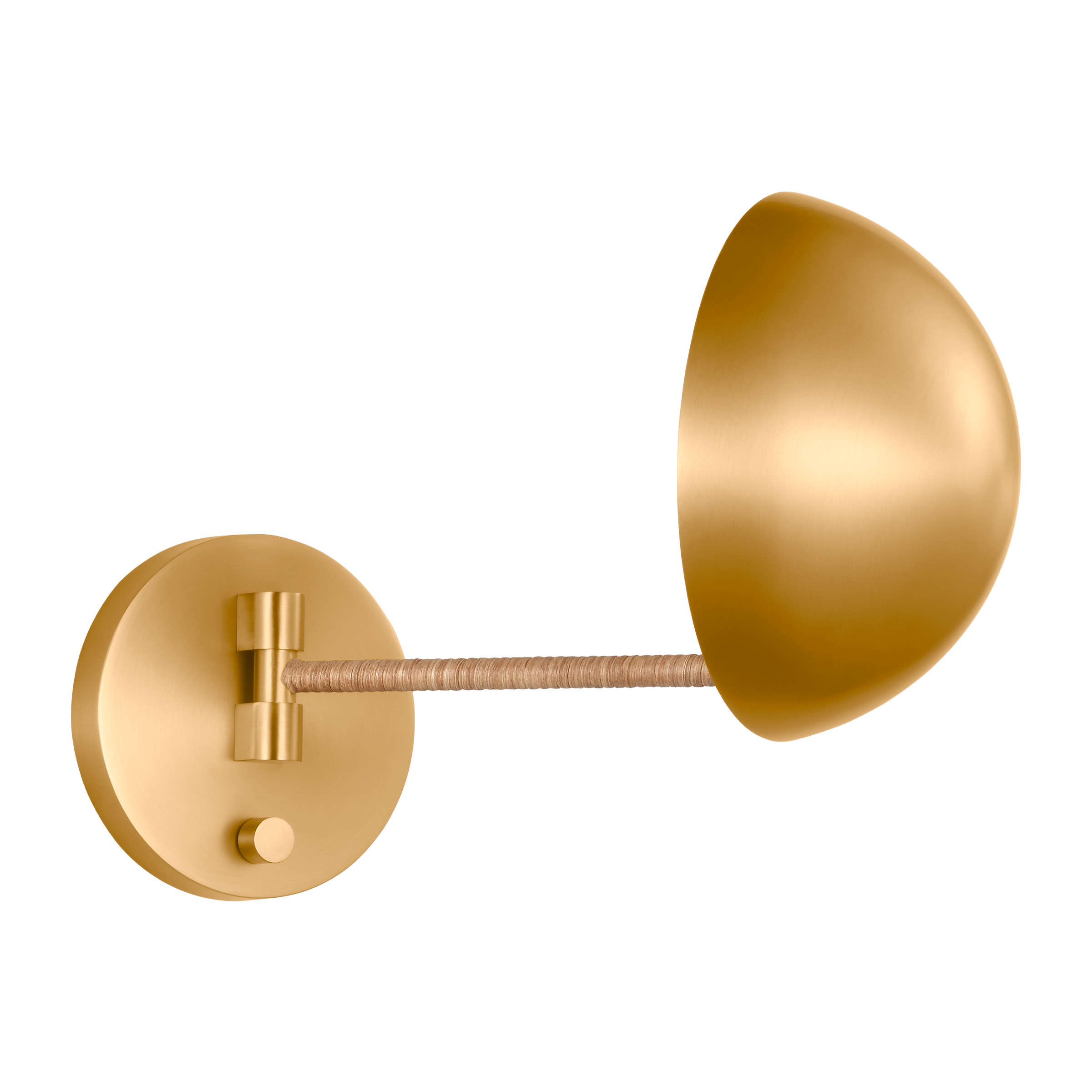 Balleroy Medium Sconce Burnished Brass