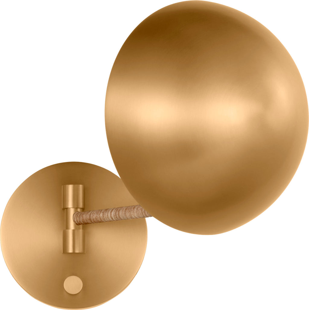 Balleroy Medium Sconce Burnished Brass