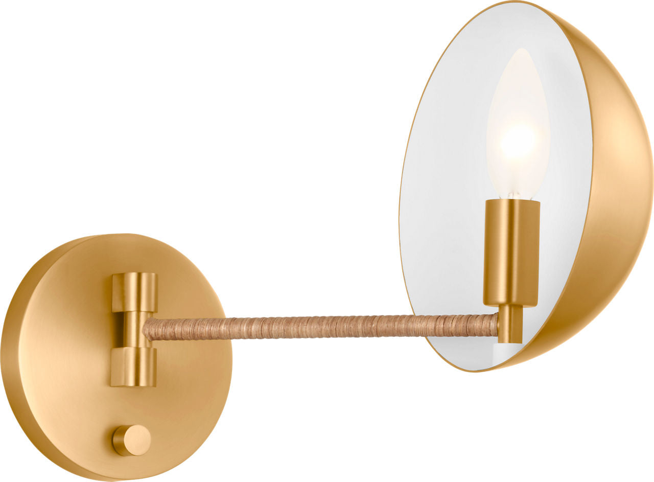 Balleroy Medium Sconce Burnished Brass