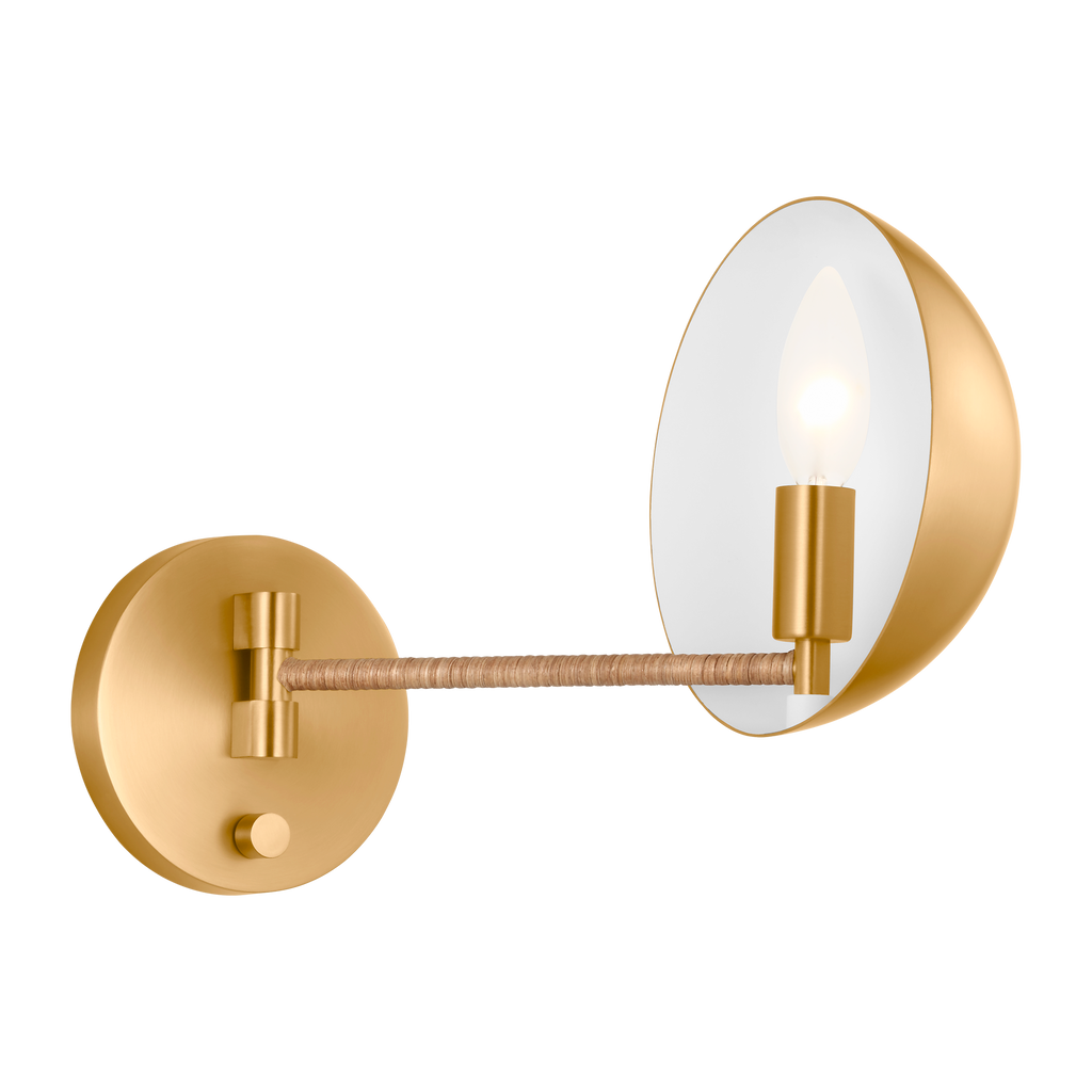 Balleroy Medium Sconce Burnished Brass