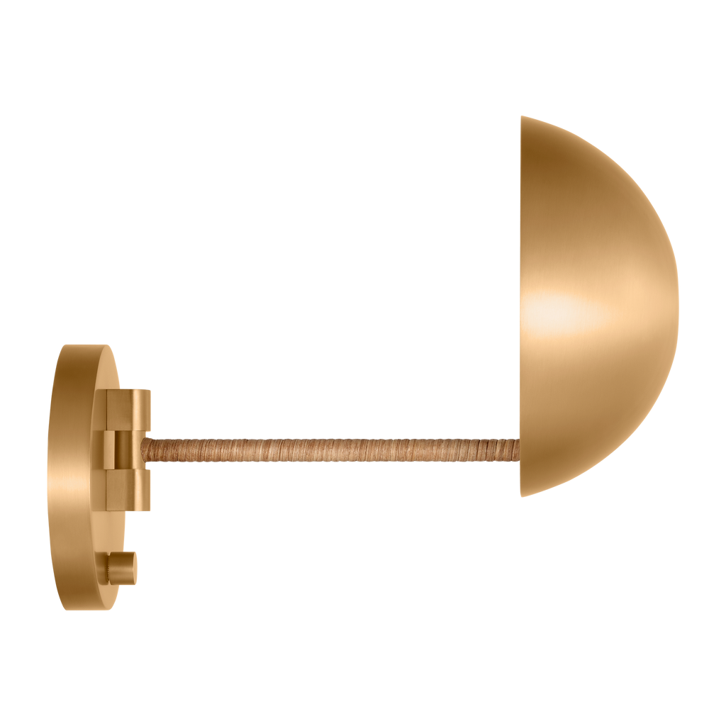 Balleroy Medium Sconce Burnished Brass