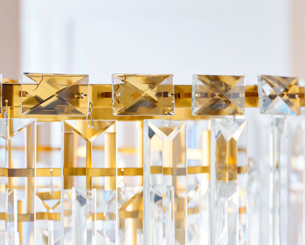 Arden Large Chandelier | Burnished Brass