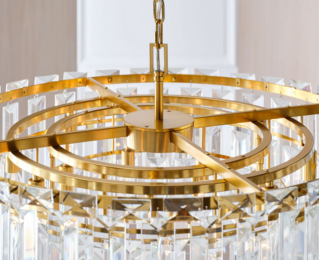 Arden Large Chandelier | Burnished Brass