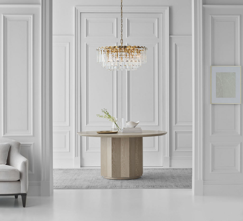 Arden Large Chandelier | Burnished Brass