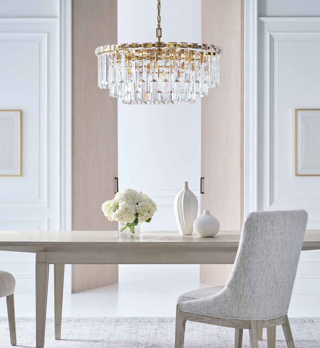 Arden Large Chandelier | Burnished Brass