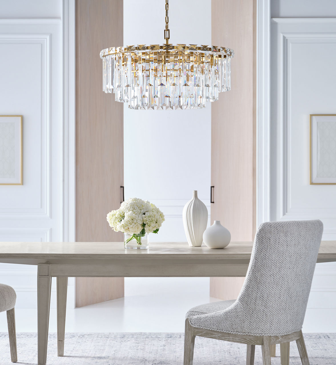 Arden Large Chandelier | Burnished Brass