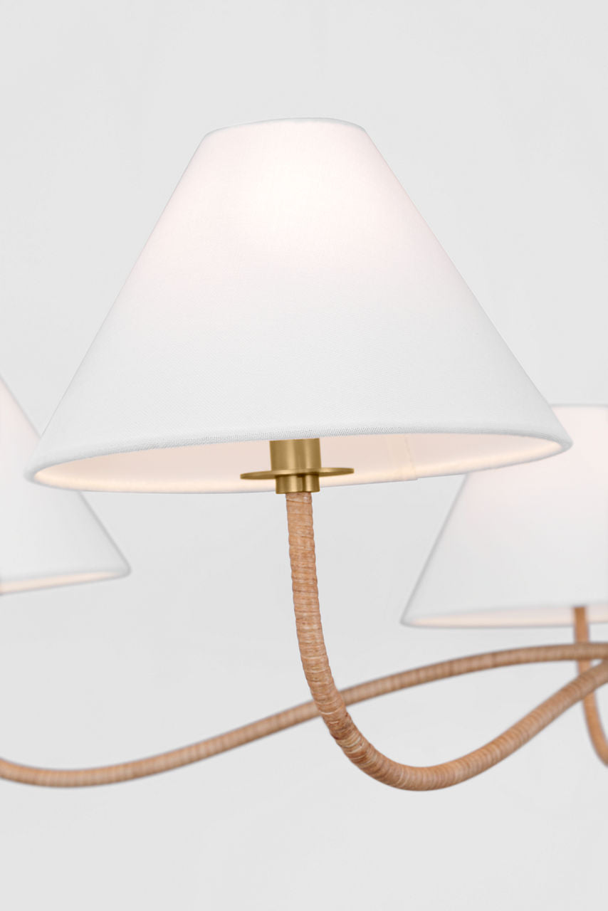 Laguna Grand Chandelier Burnished Brass