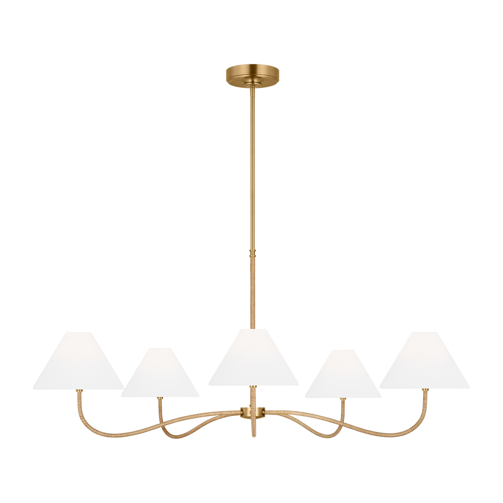 Laguna Grand Chandelier Burnished Brass