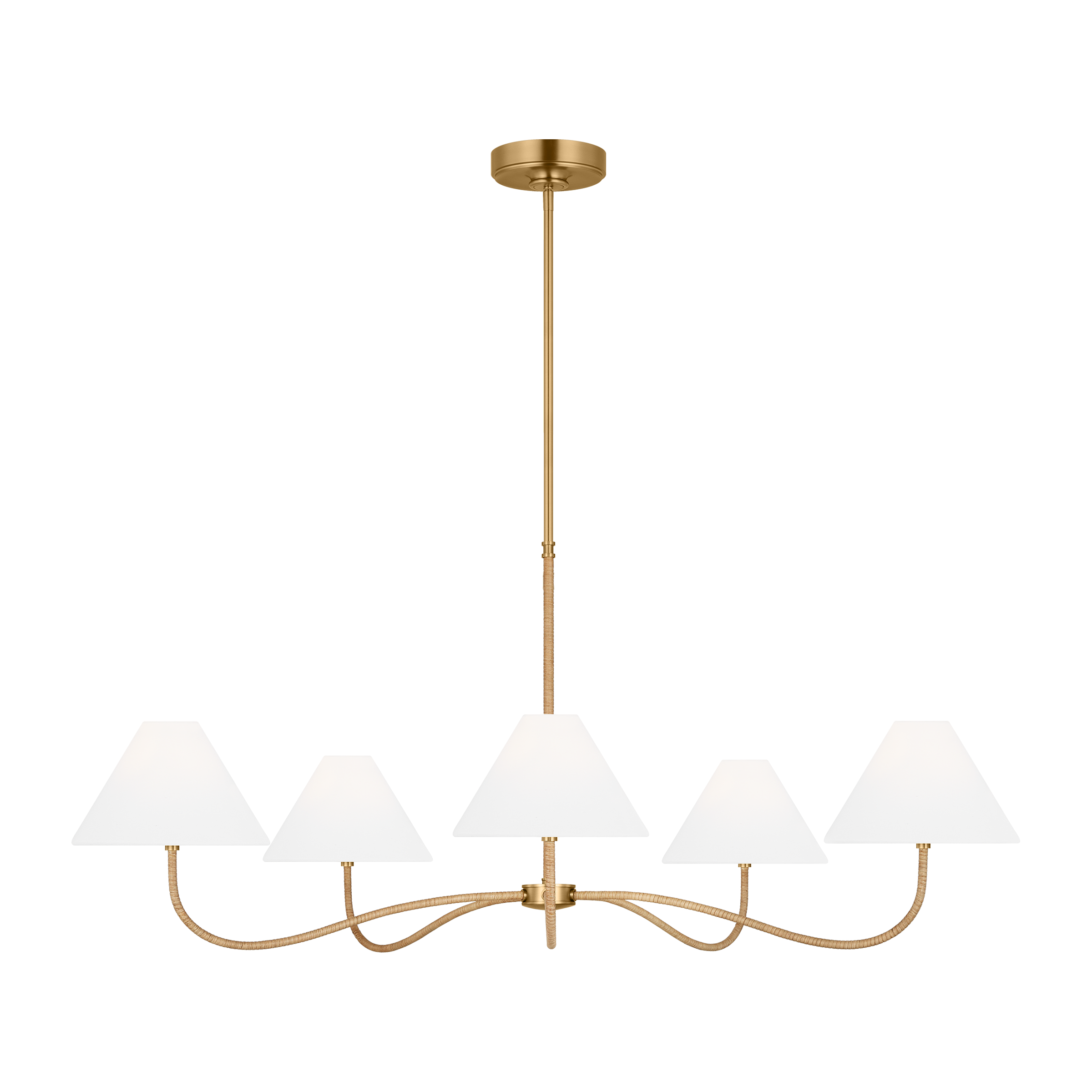 Laguna Grand Chandelier Burnished Brass
