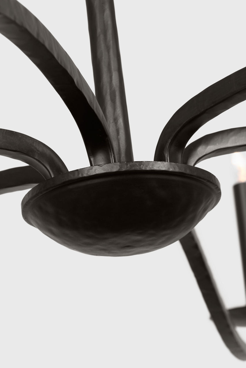 Wellen Extra Large Chandelier Aged Iron