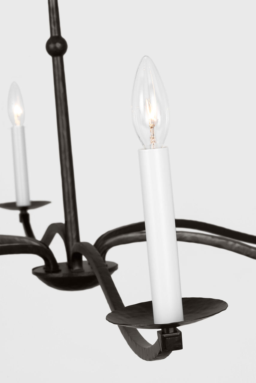 Wellen Extra Large Chandelier Aged Iron