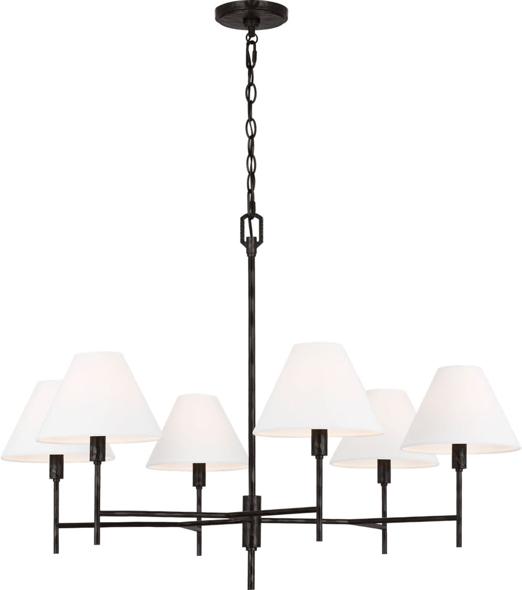 Ridgewood Large Chandelier Aged Iron