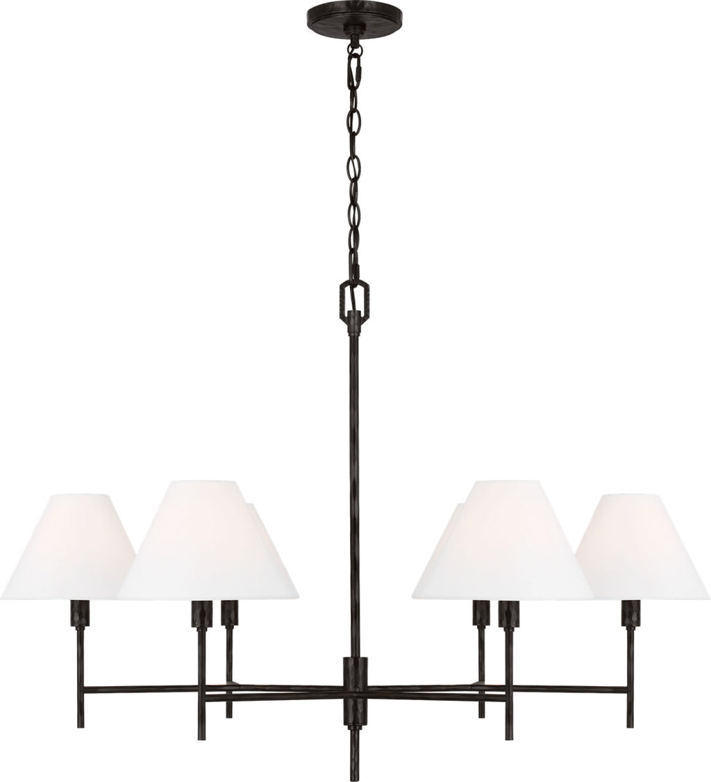 Ridgewood Large Chandelier Aged Iron