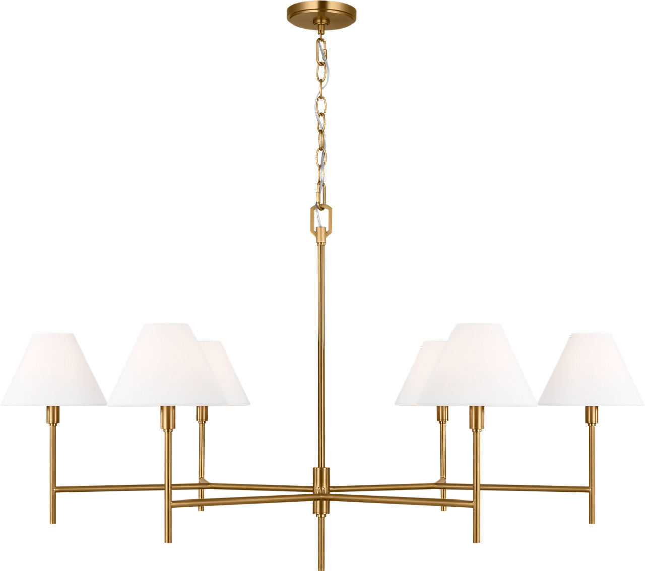 Ridgewood Extra Large Chandelier Burnished Brass