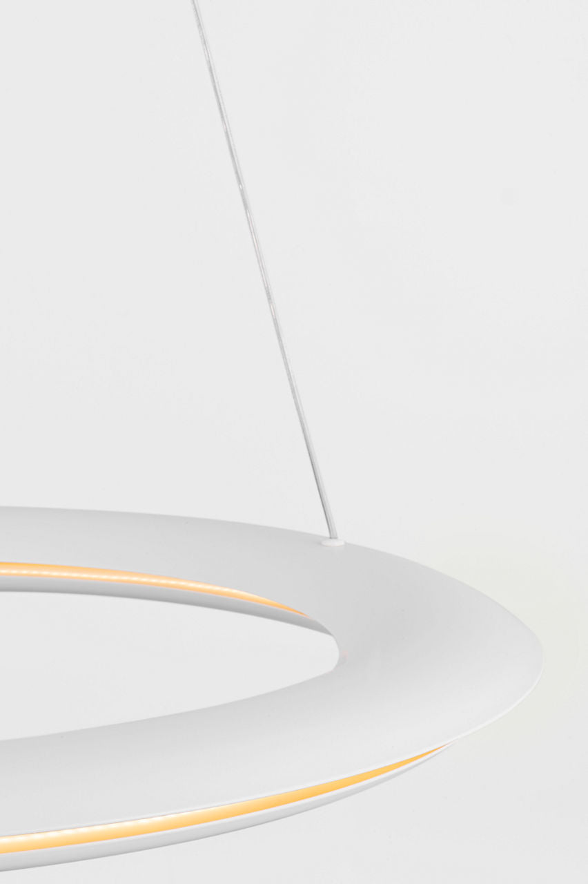 Cielo Medium Chandelier Matte White Bulbs Inc
