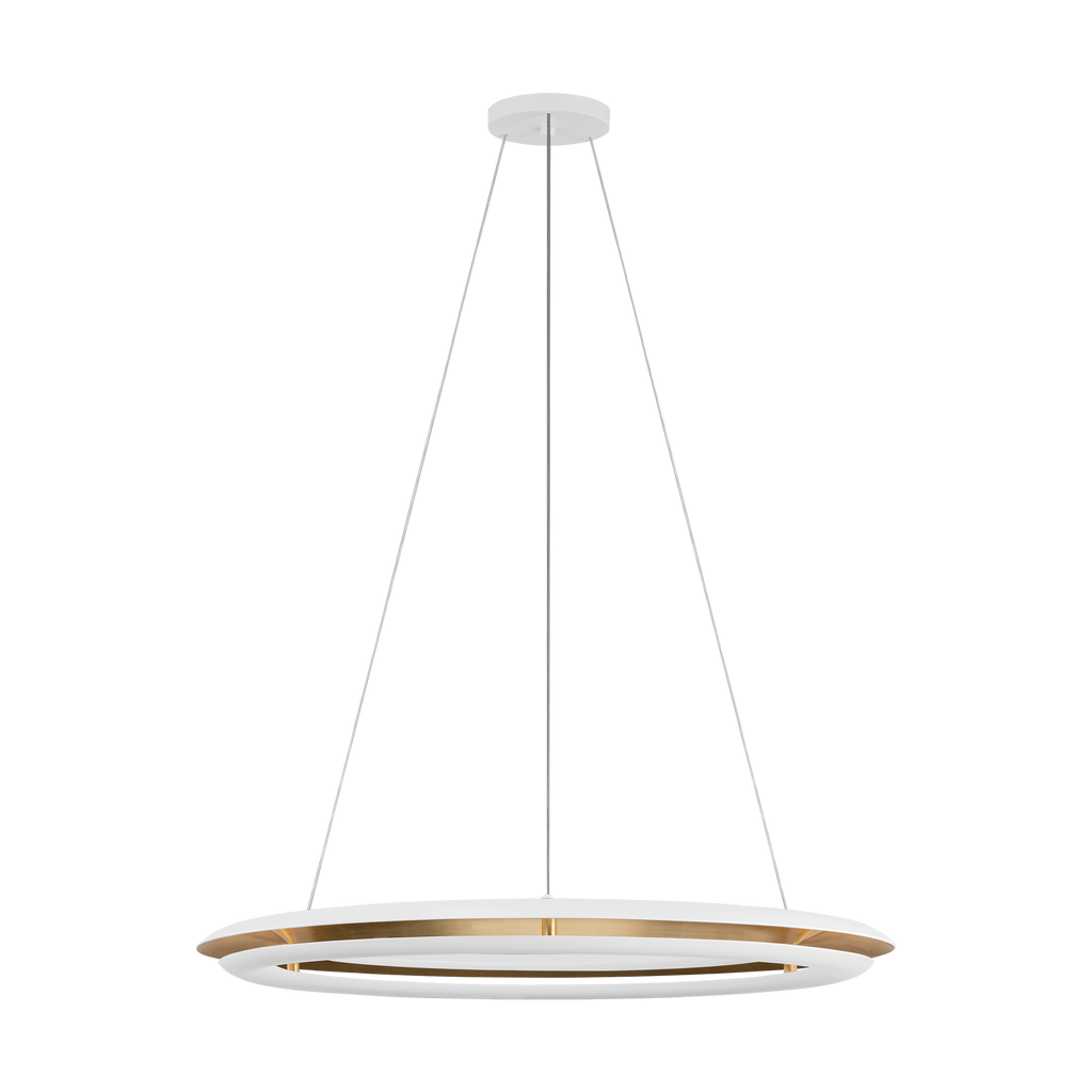 Cielo Medium Chandelier Matte White Bulbs Inc