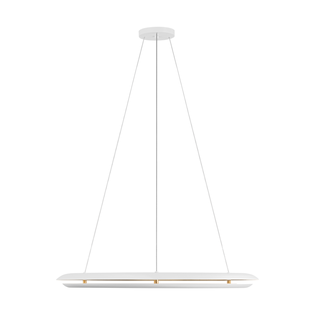 Cielo Medium Chandelier Matte White Bulbs Inc