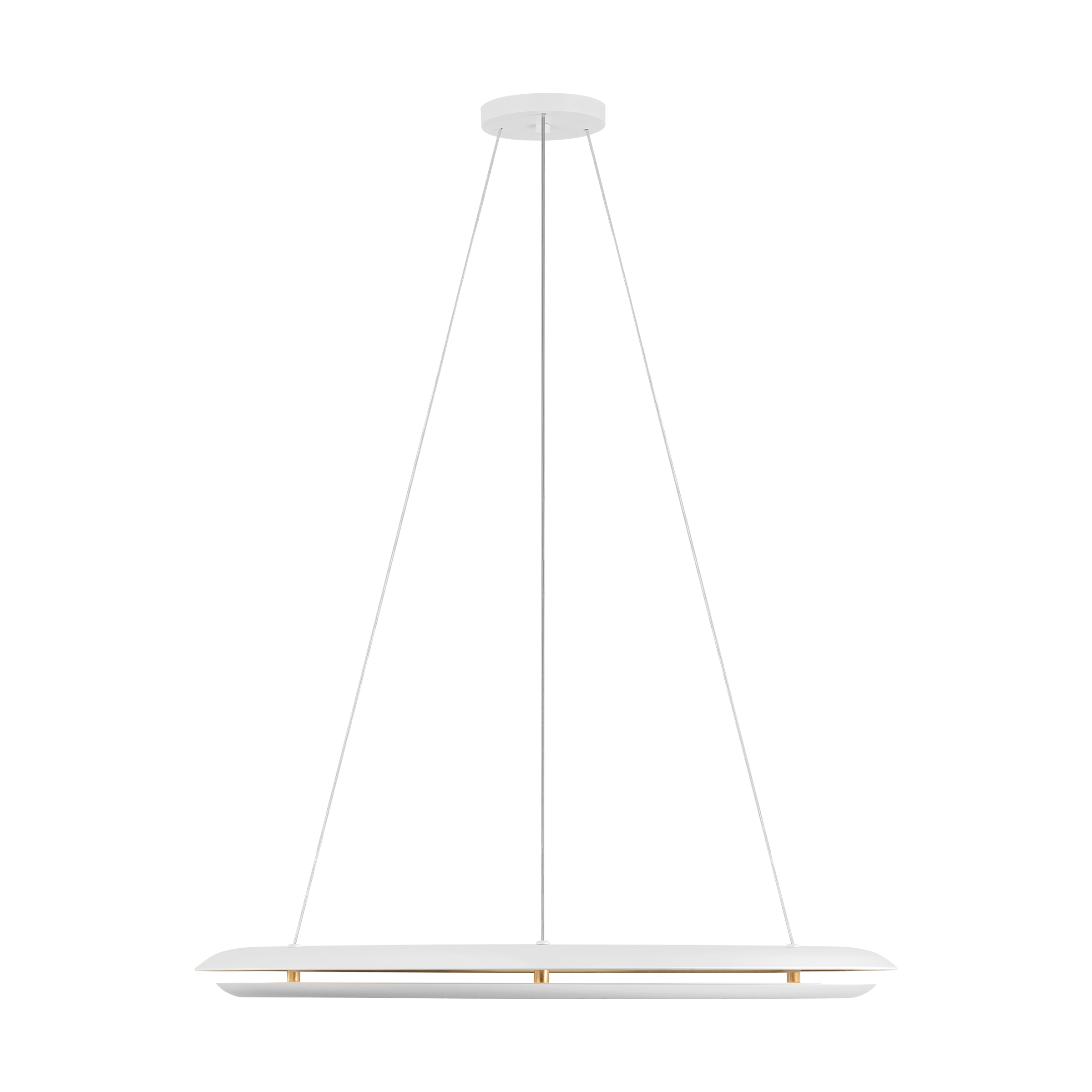 Cielo Medium Chandelier Matte White Bulbs Inc
