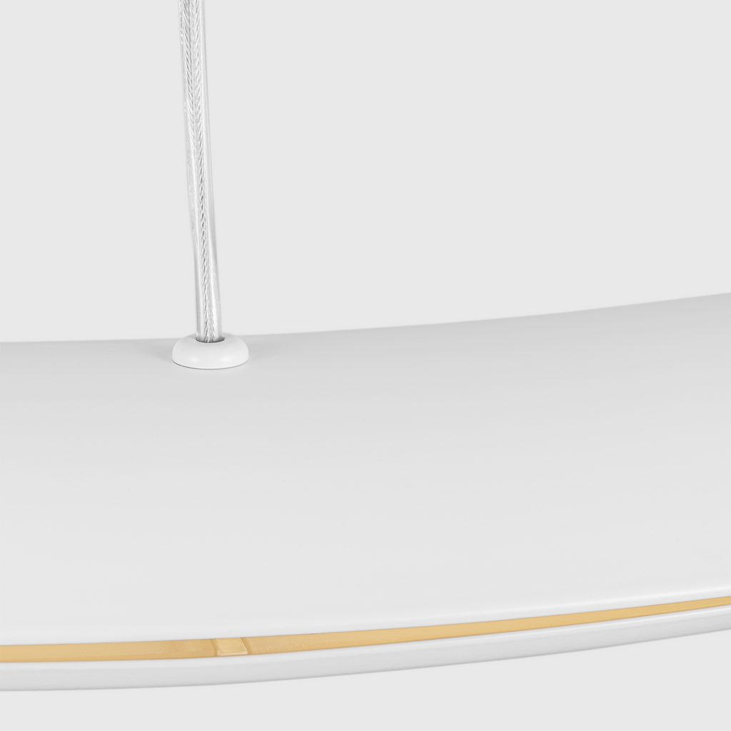 Cielo Large Chandelier Matte White Bulbs Inc