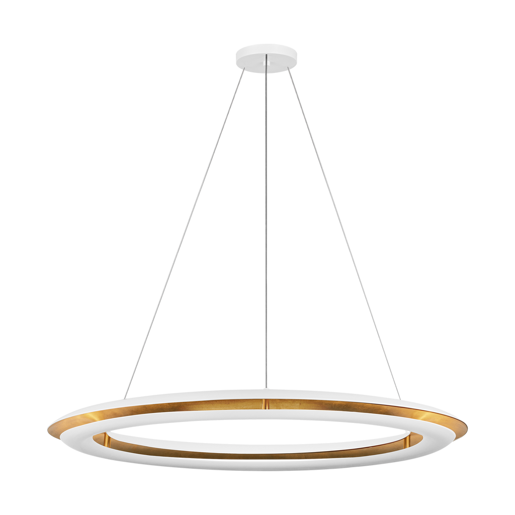 Cielo Large Chandelier Matte White Bulbs Inc