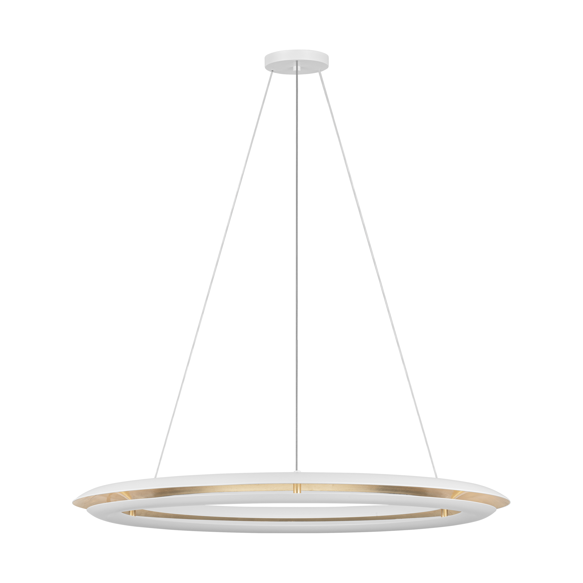 Cielo Large Chandelier Matte White Bulbs Inc