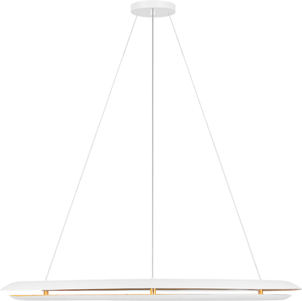 Cielo Large Chandelier Matte White Bulbs Inc