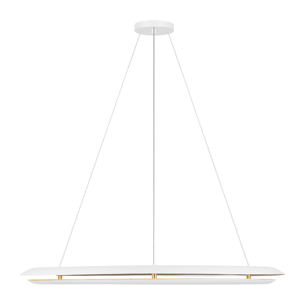 Cielo Large Chandelier Matte White Bulbs Inc
