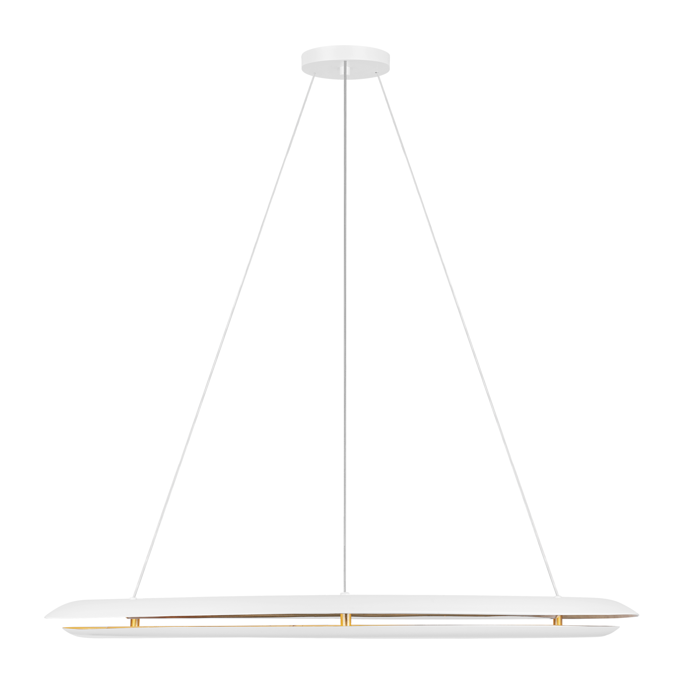 Cielo Large Chandelier Matte White Bulbs Inc