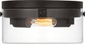 Garrett Medium Flush Mount Aged Iron