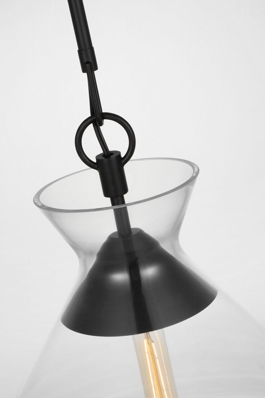 Atlantic Wide Pendant Aged Iron
