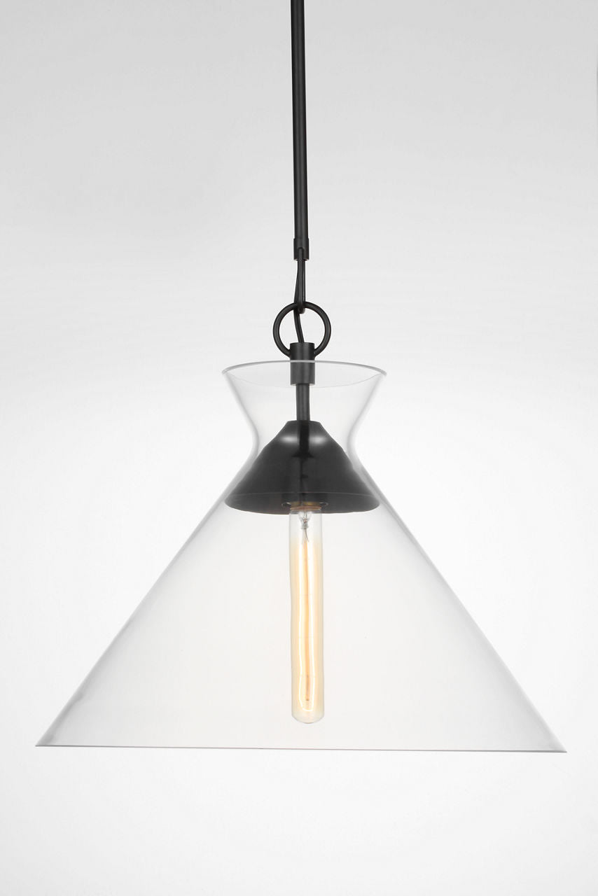 Atlantic Wide Pendant Aged Iron
