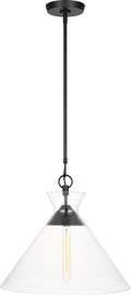 Atlantic Wide Pendant Aged Iron