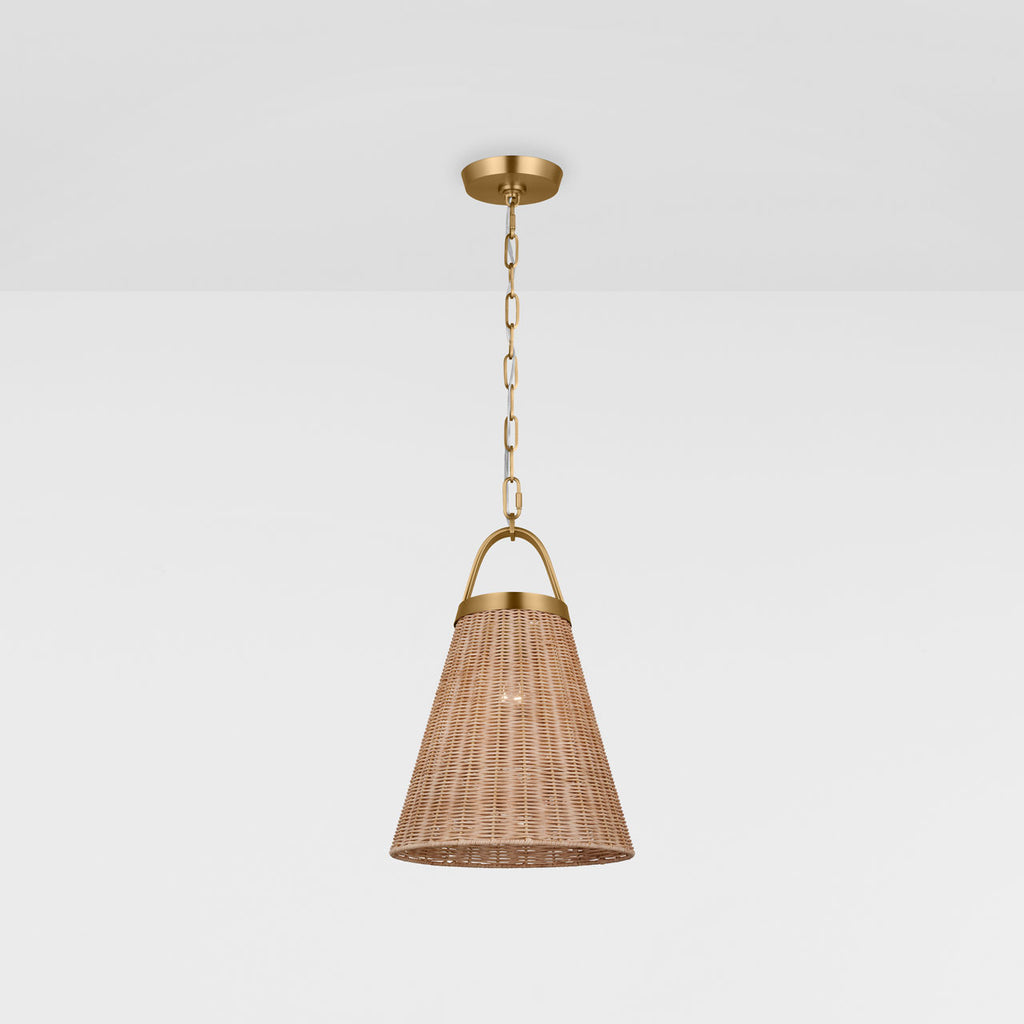 Whitby Medium Pendant Burnished Brass