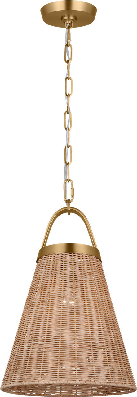 Whitby Medium Pendant Burnished Brass