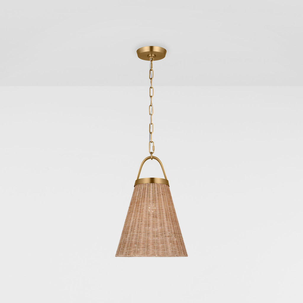 Whitby Medium Pendant Burnished Brass