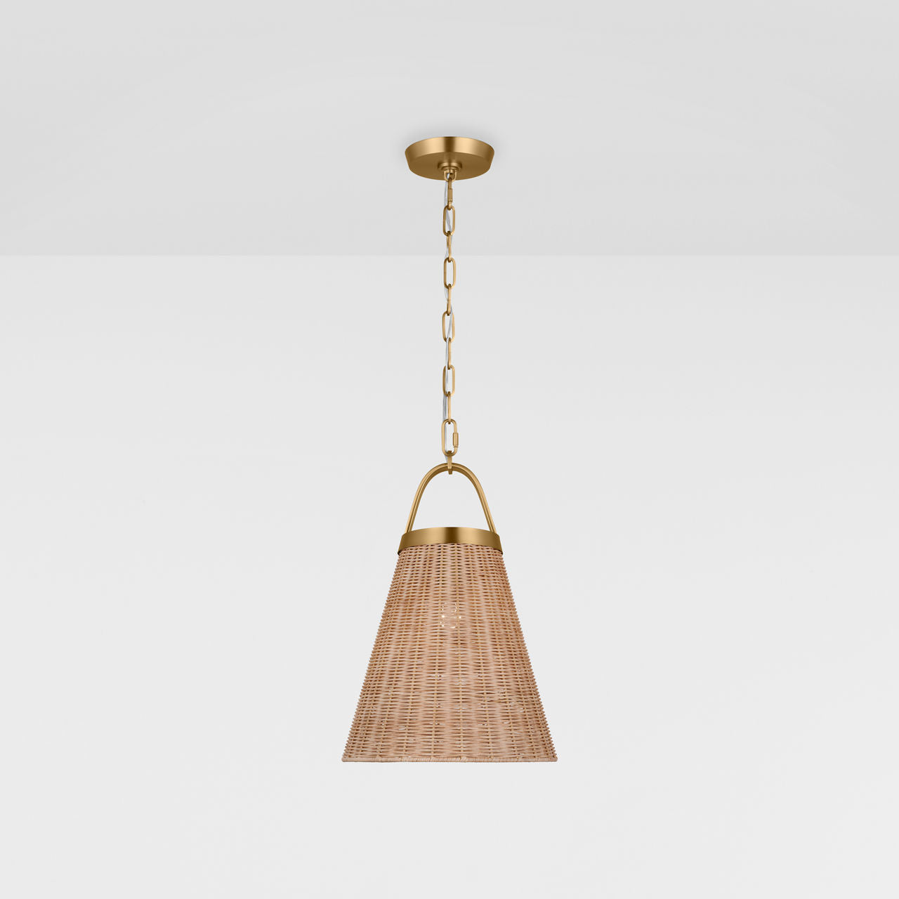 Whitby Medium Pendant Burnished Brass