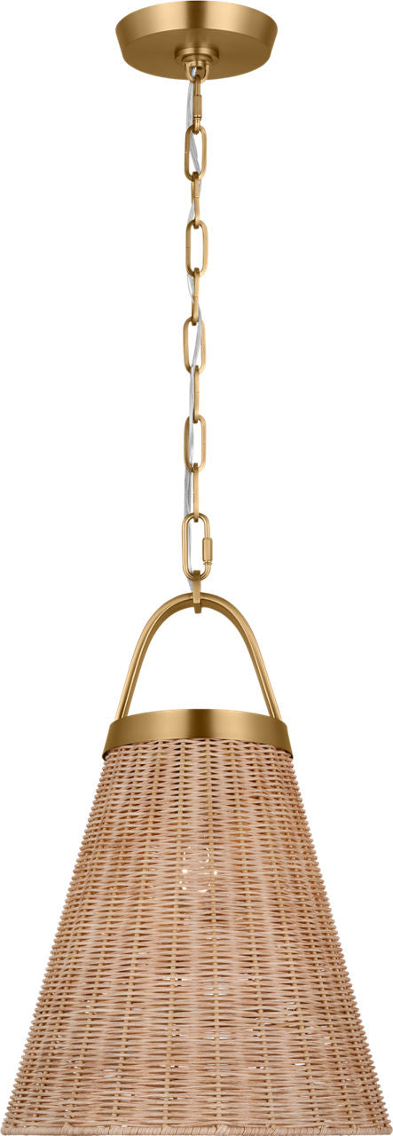 Whitby Medium Pendant Burnished Brass