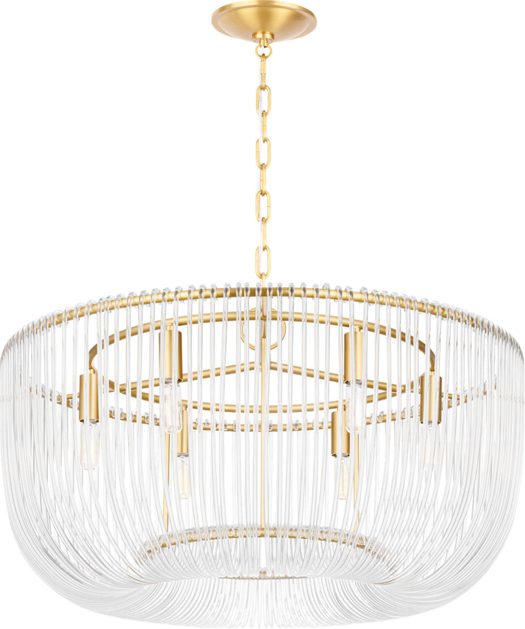 Pierce Medium Pendant Burnished Brass