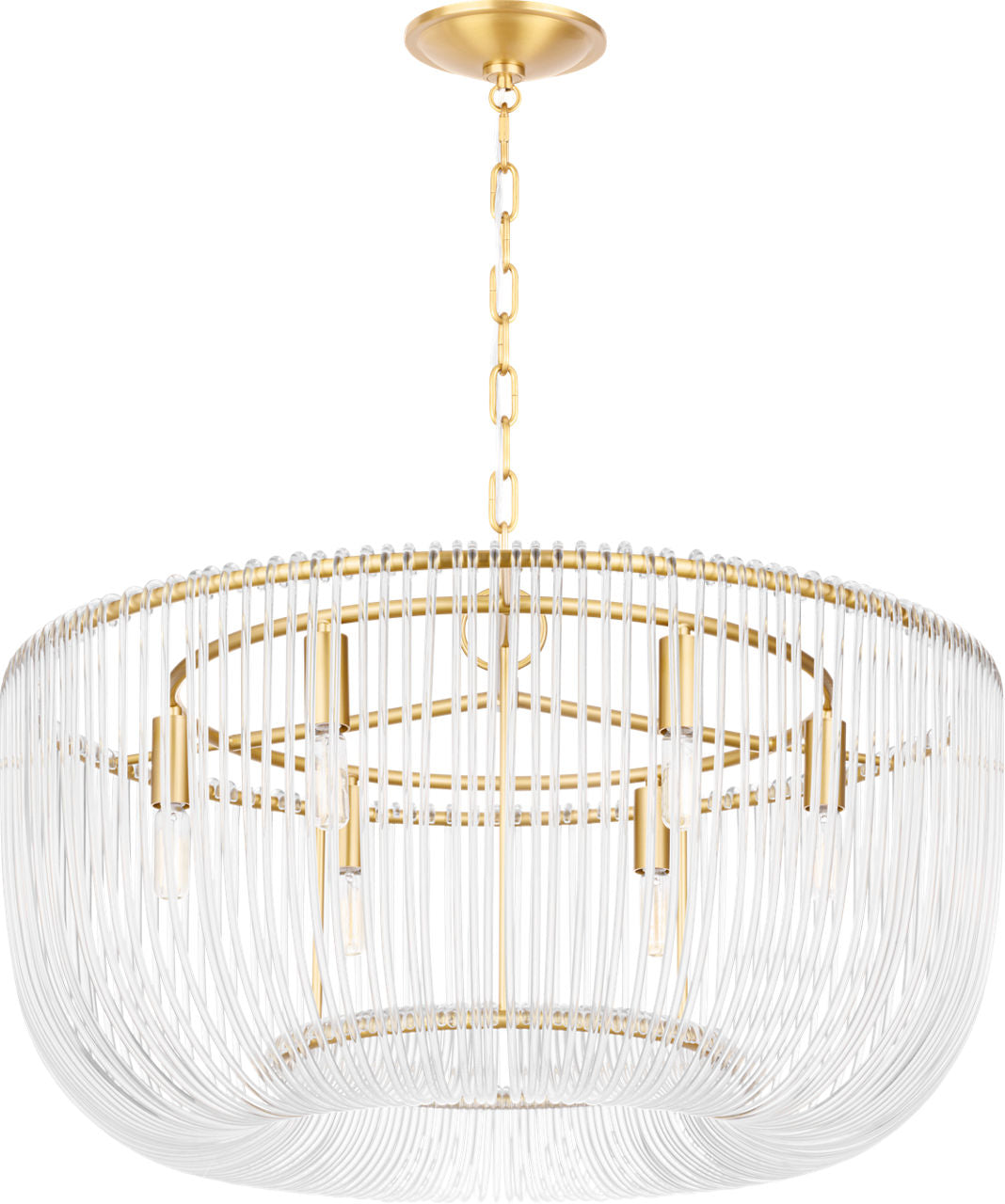 Pierce Medium Pendant Burnished Brass