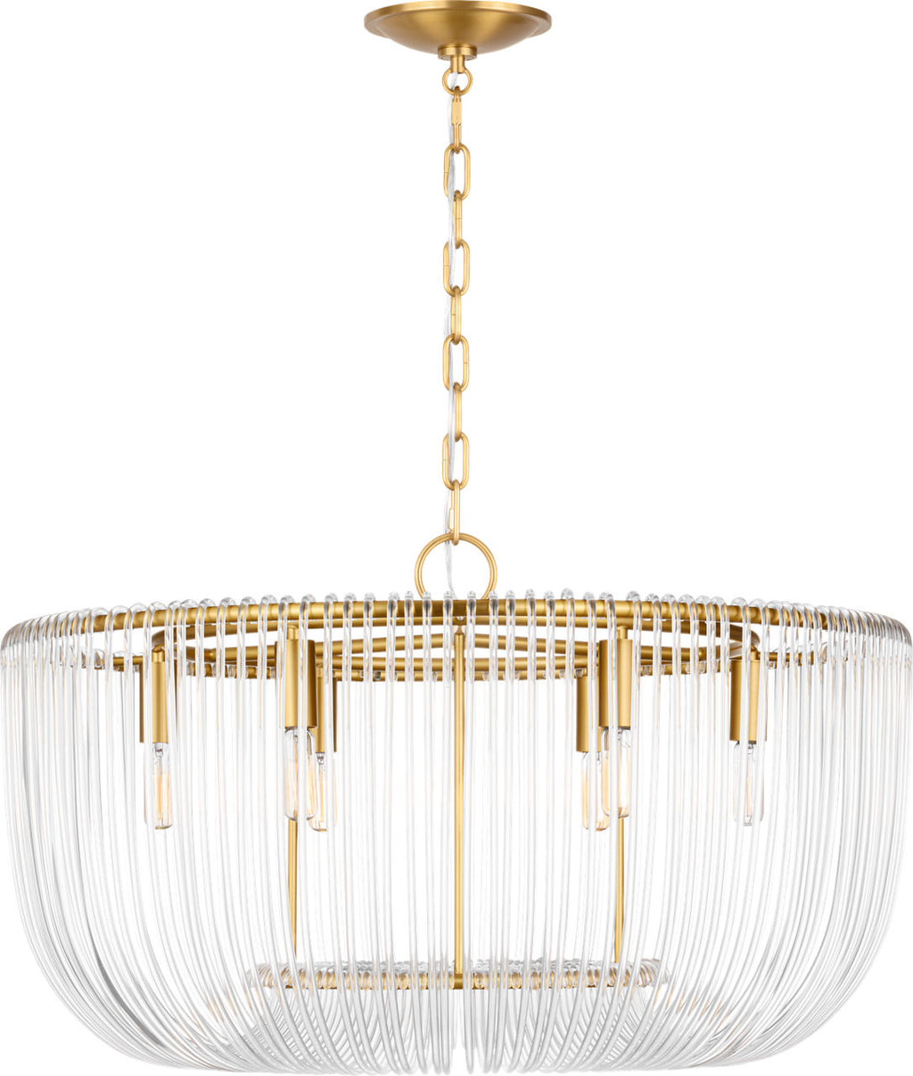 Pierce Medium Pendant Burnished Brass