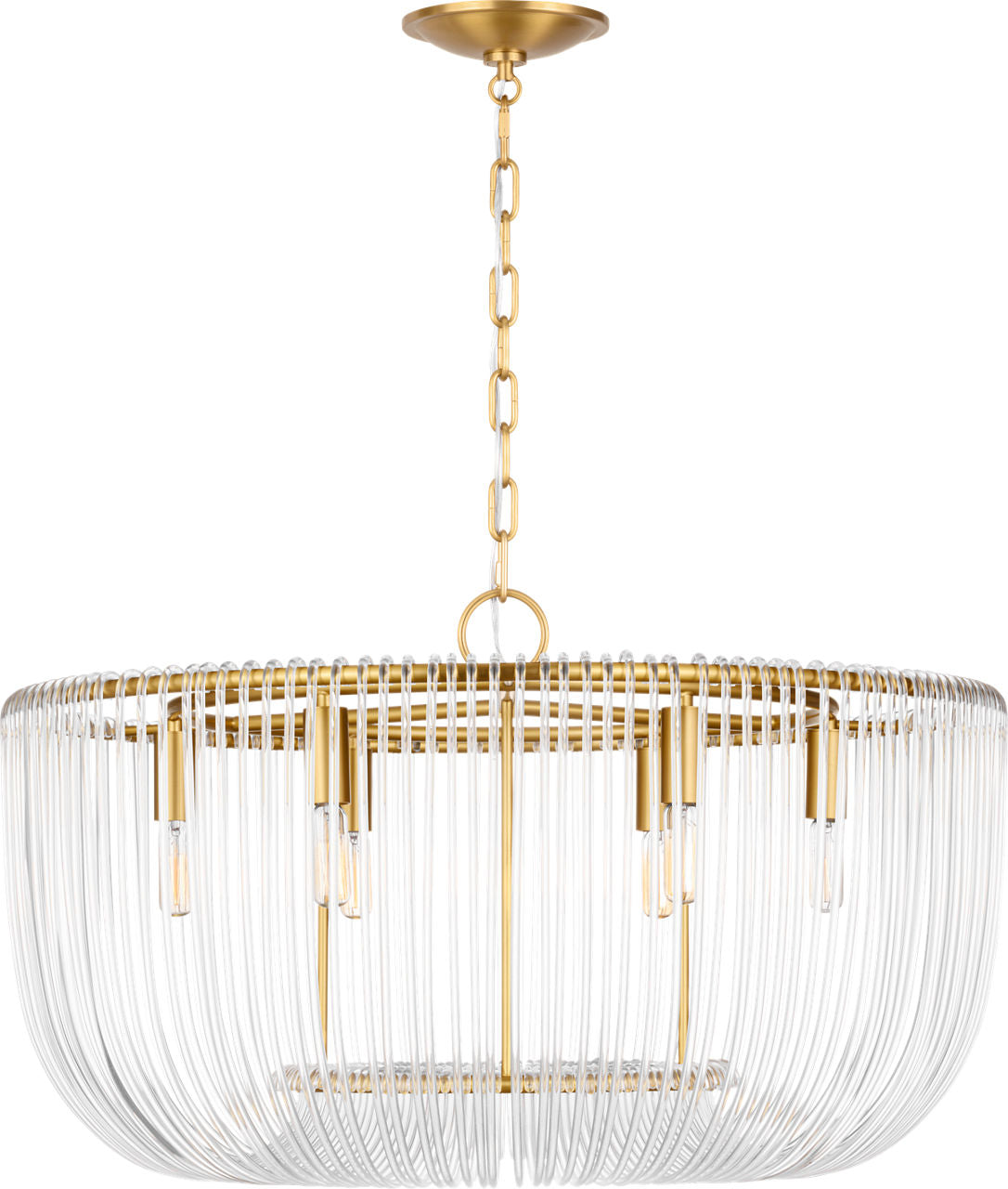 Pierce Medium Pendant Burnished Brass