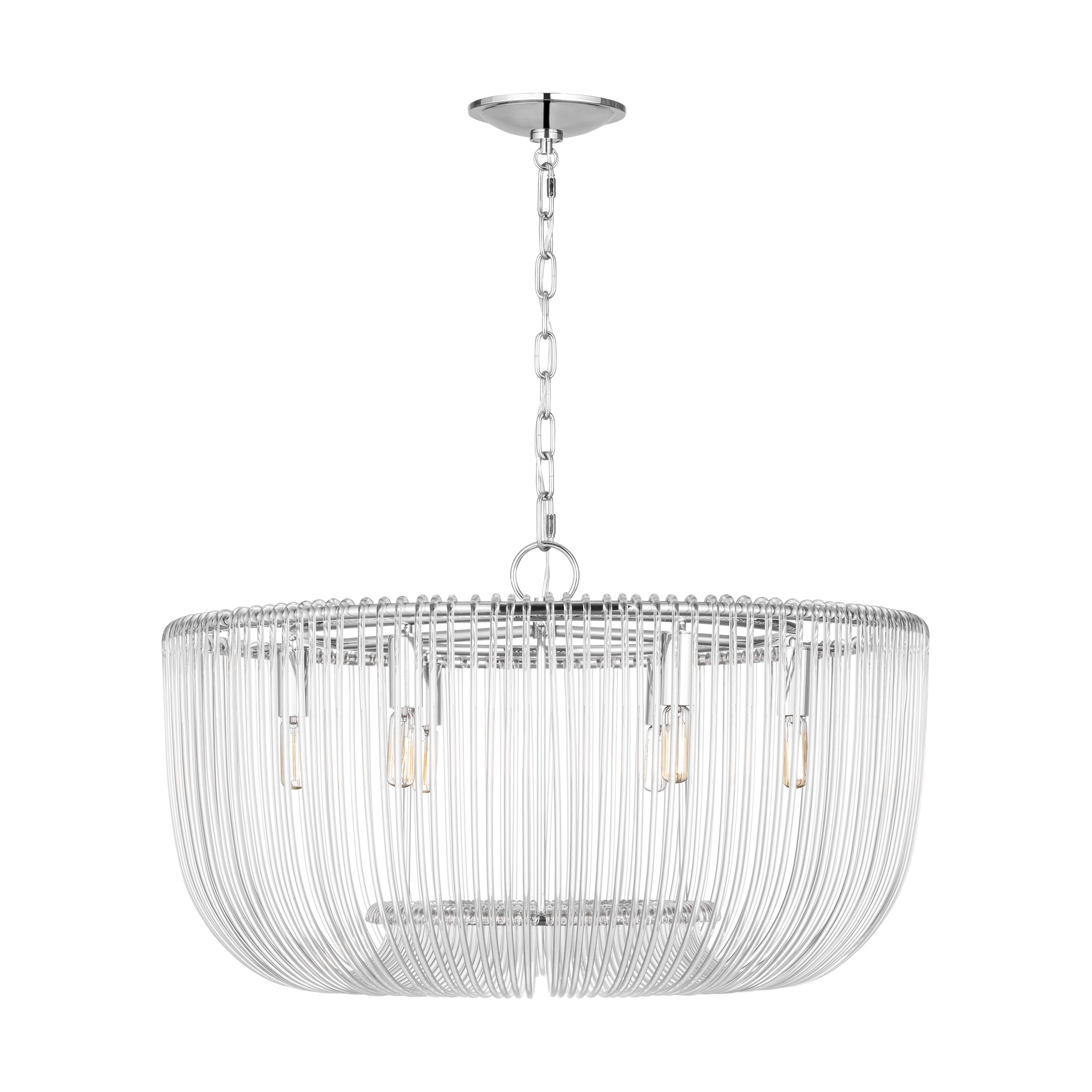 Pierce Medium Pendant Polished Nickel