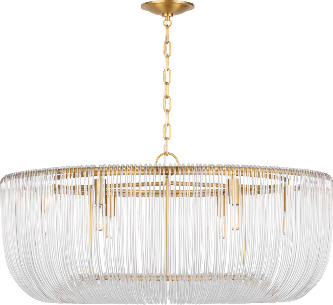 Pierce Large Pendant Burnished Brass