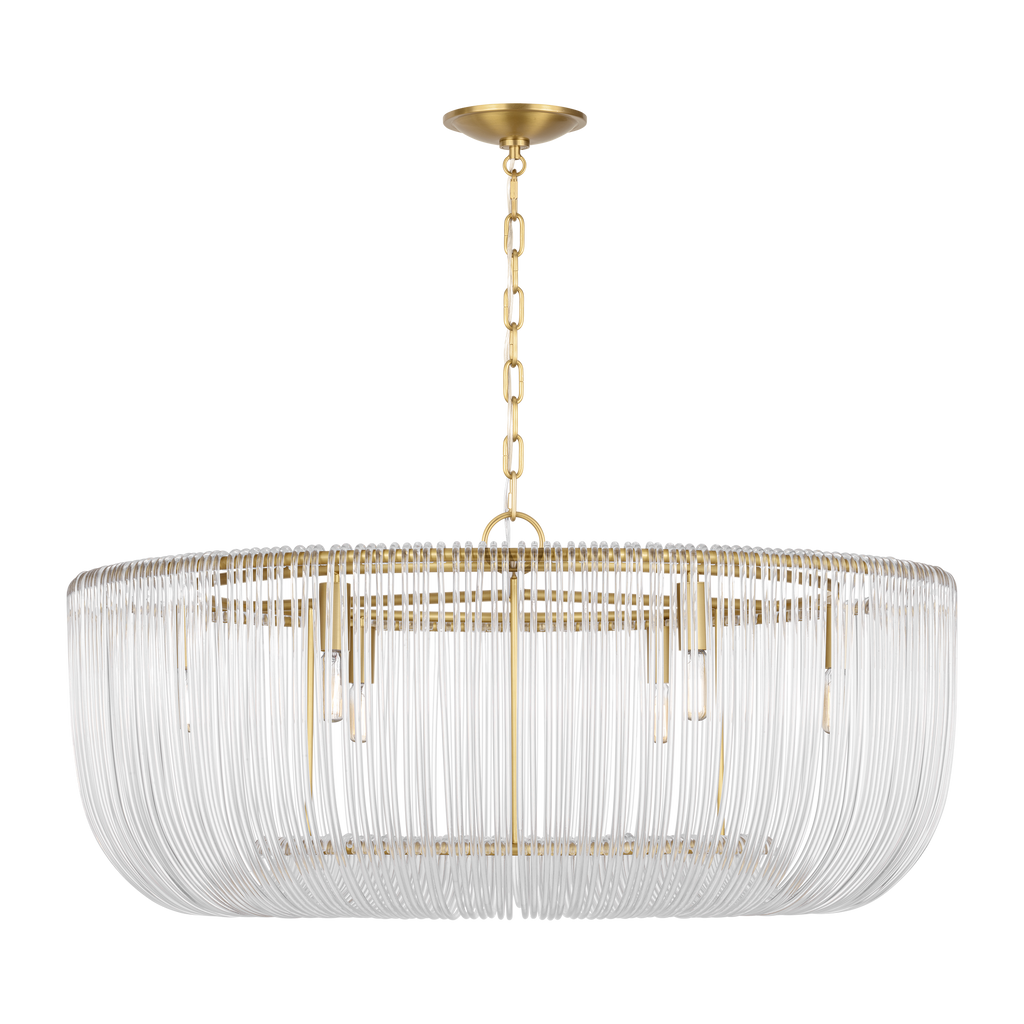 Pierce Large Pendant Burnished Brass