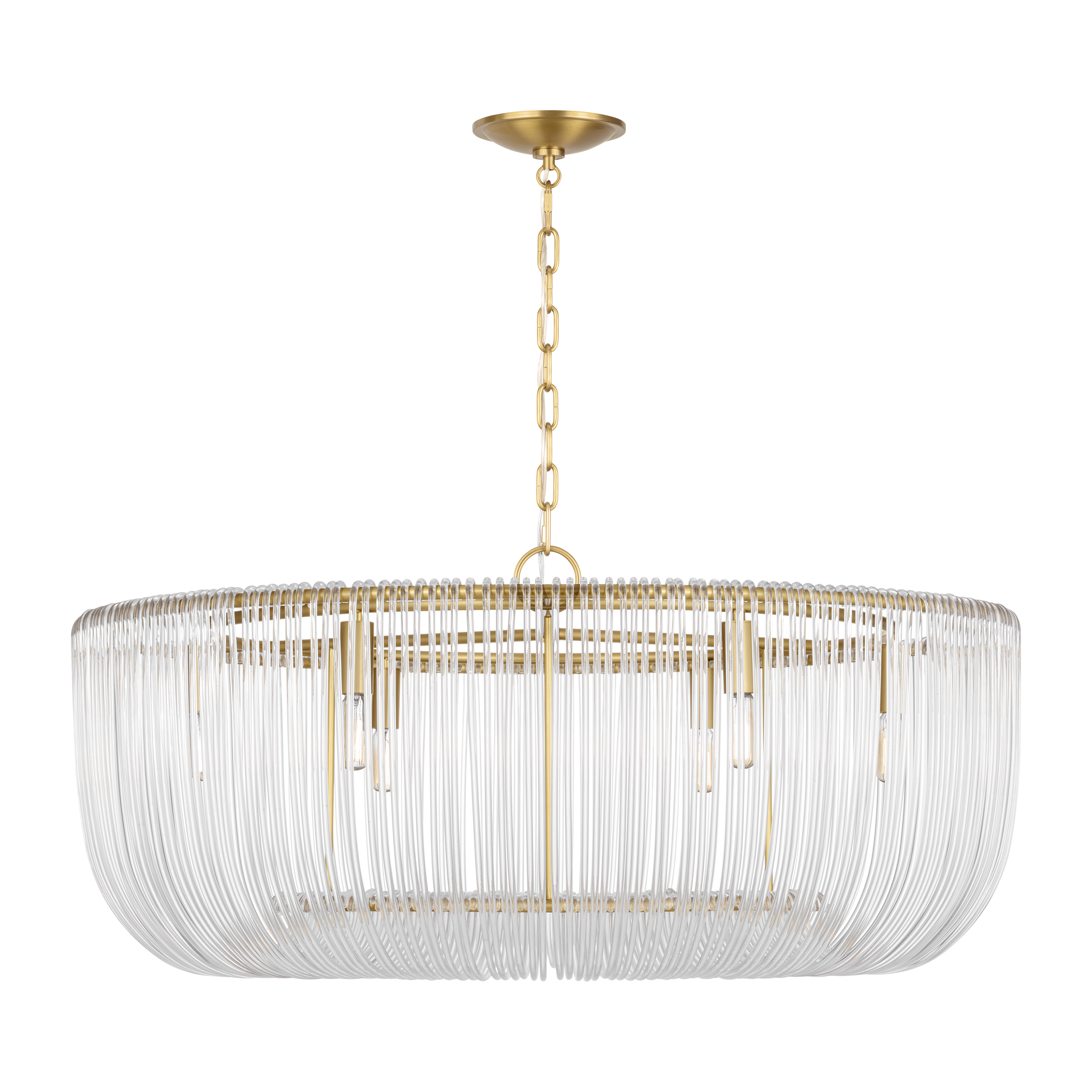 Pierce Large Pendant Burnished Brass