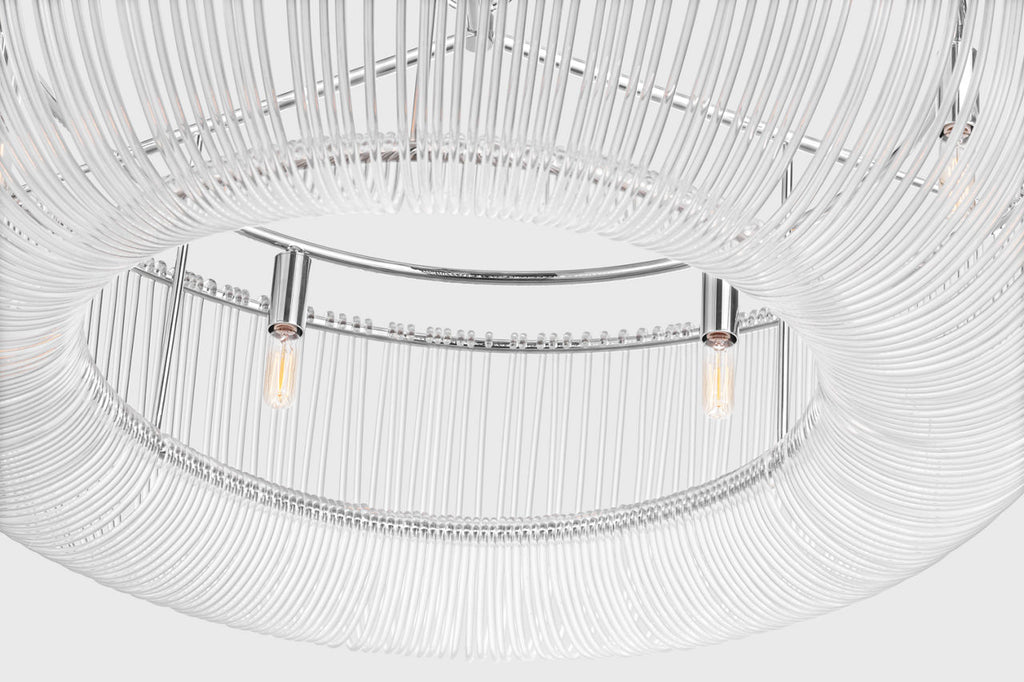 Pierce Large Pendant Polished Nickel