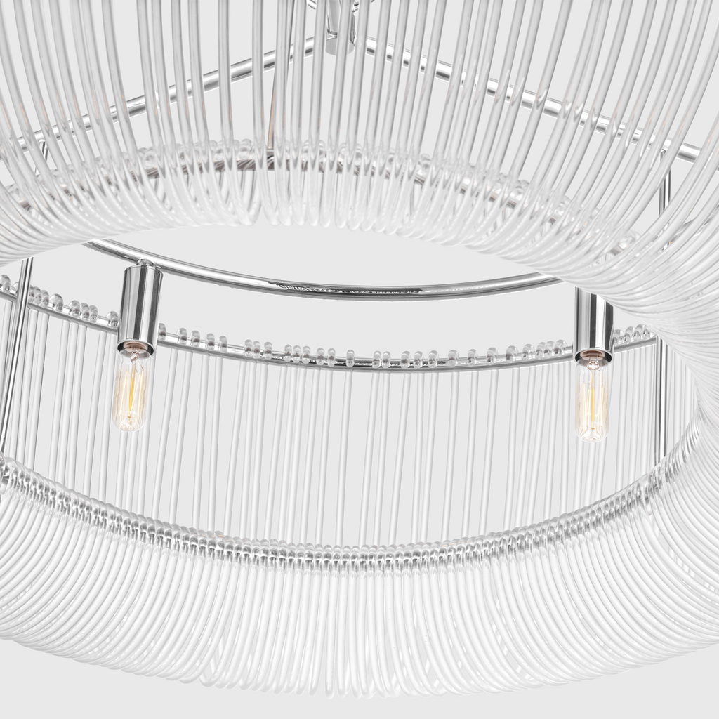 Pierce Large Pendant Polished Nickel