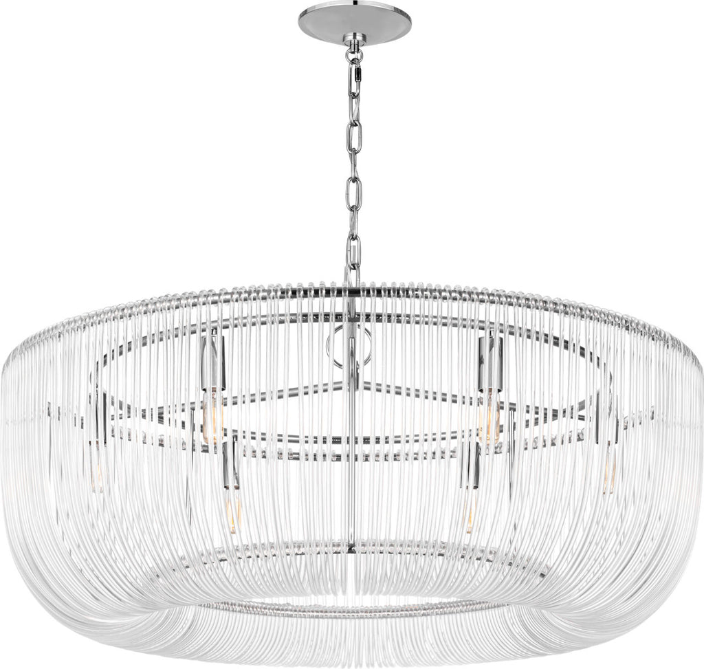 Pierce Large Pendant Polished Nickel