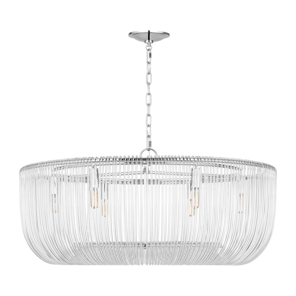 Pierce Large Pendant Polished Nickel