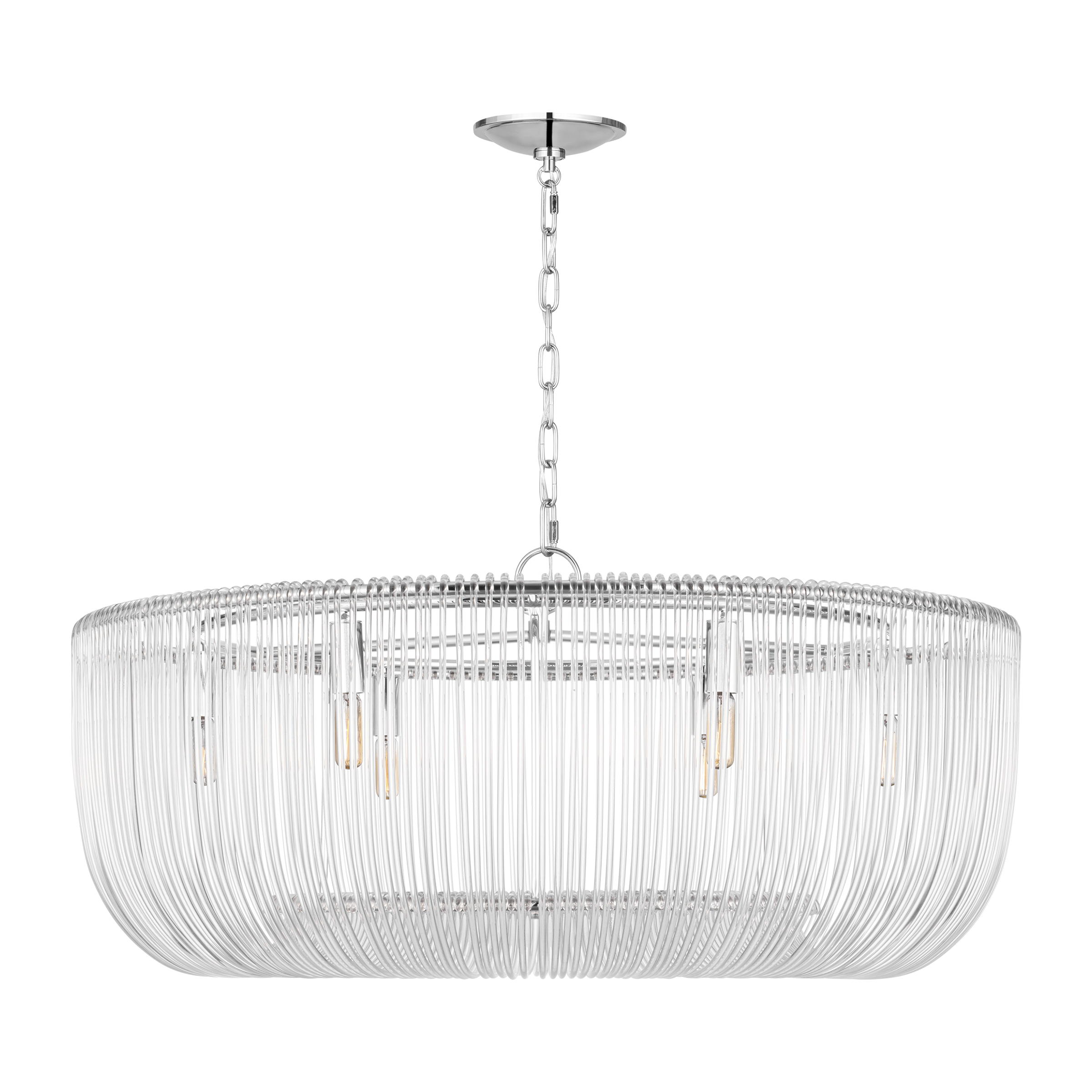 Pierce Large Pendant Polished Nickel